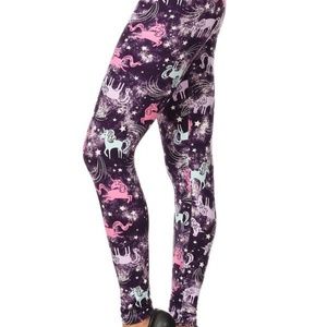 Cosmic unicorn leggings (plus)